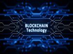 Blockchain digital technology concept